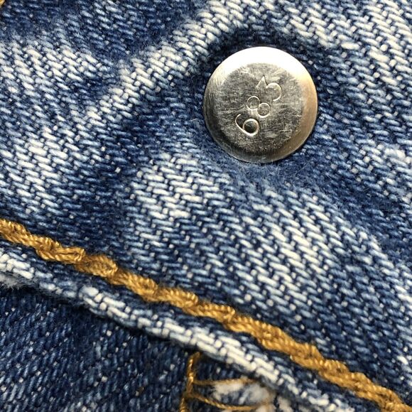 Levi's 505 Vintage Regular Fit Shorts Men's Size 36 Jhorts Light Wash Cotton - Picture 5 of 10